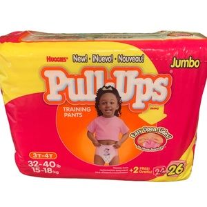 Rare Sealed 2003 Huggies Pull Ups VINTAGE Girl JUMBO 3T/4T MINNIE MOUSE Diapers